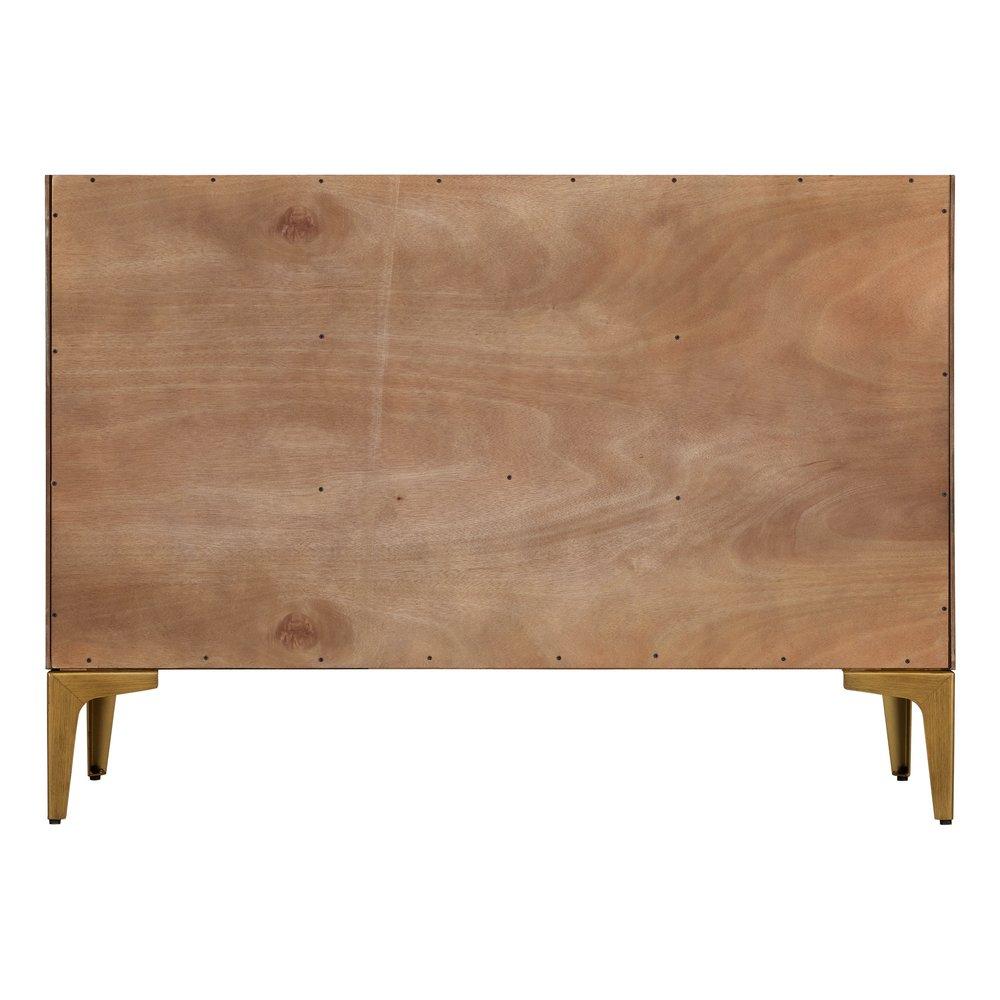 Signature Hardware Russet Brown 48 in. Floor Mount Vanity 