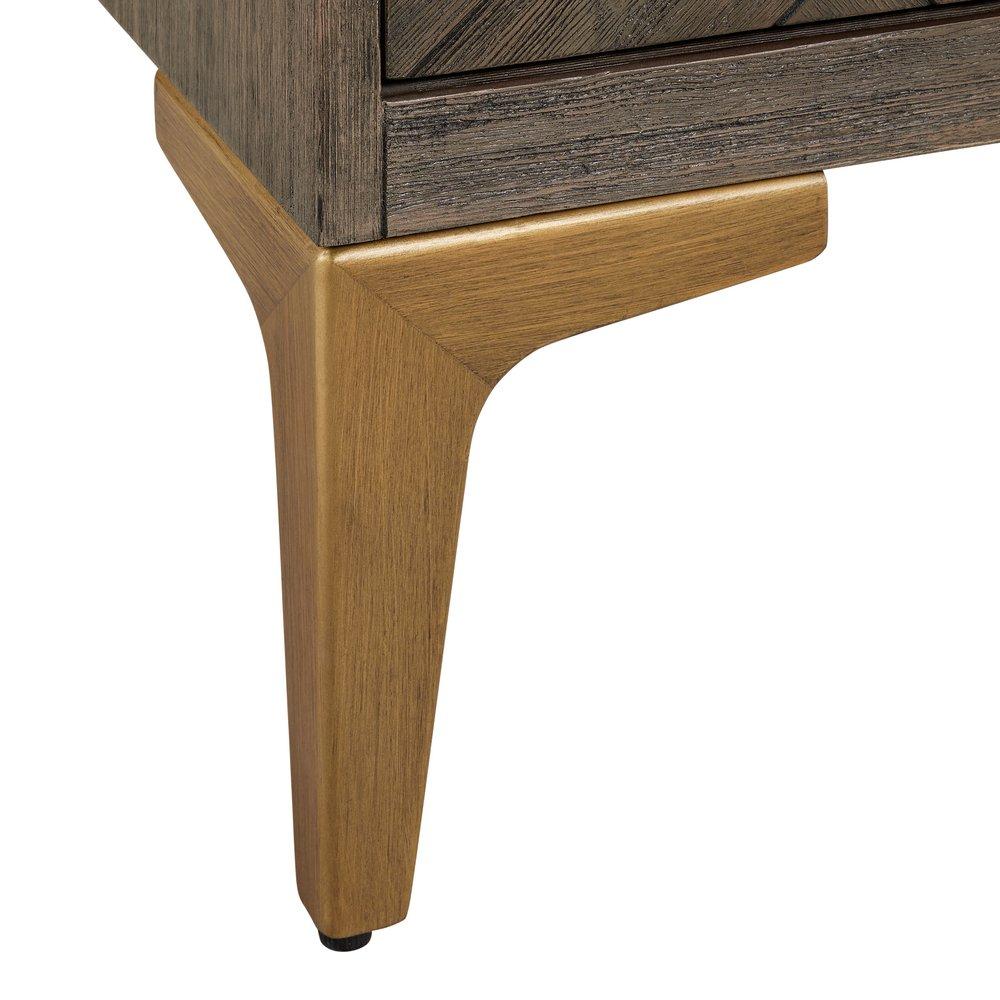 Signature Hardware Grey Wash 48 in. Floor Mount Vanity 