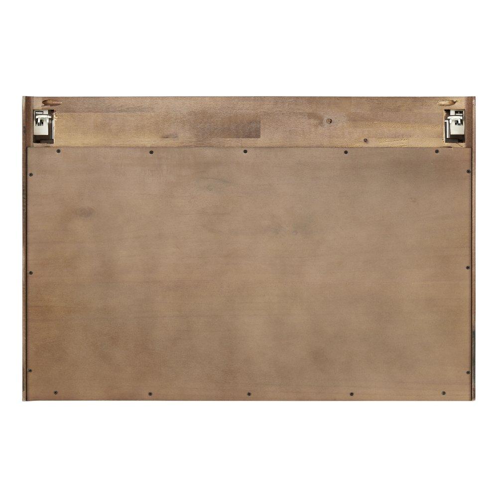 Signature Hardware Grey Wash 30 in. Wall Mount Vanity 