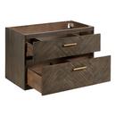 Signature Hardware Grey Wash 30 in. Wall Mount Vanity 