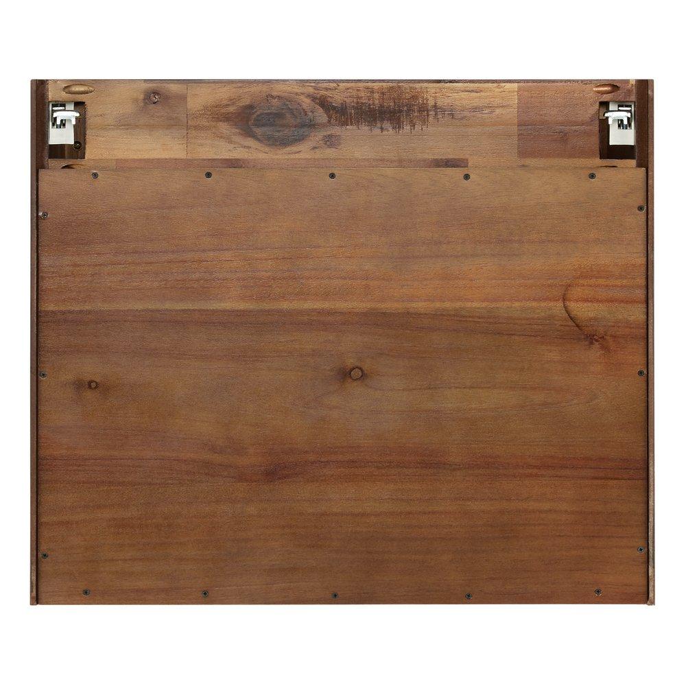 Signature Hardware Russet Brown 24 in. Wall Mount Vanity 