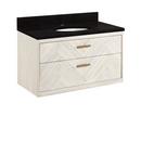 36 in. Wall Mount Vanity in Whitewash