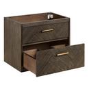 Signature Hardware Grey Wash 24 in. Wall Mount Vanity 