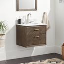 Signature Hardware Grey Wash 24 in. Wall Mount Vanity 