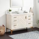 Signature Hardware Whitewash 48 in. Floor Mount Vanity 
