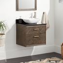 24 in. Wall Mount Vanity in Grey Wash