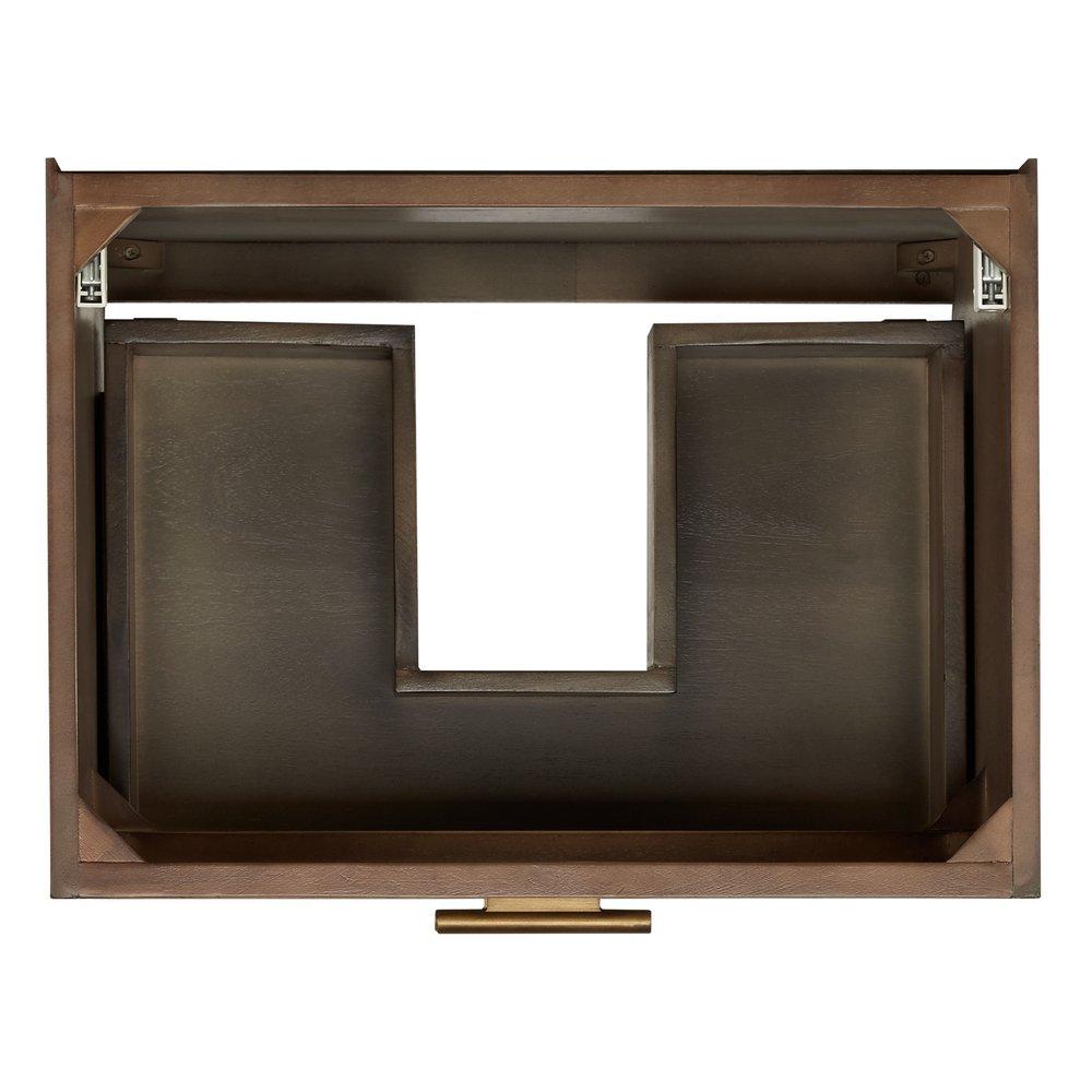 Signature Hardware Grey Wash 24 in. Wall Mount Vanity 