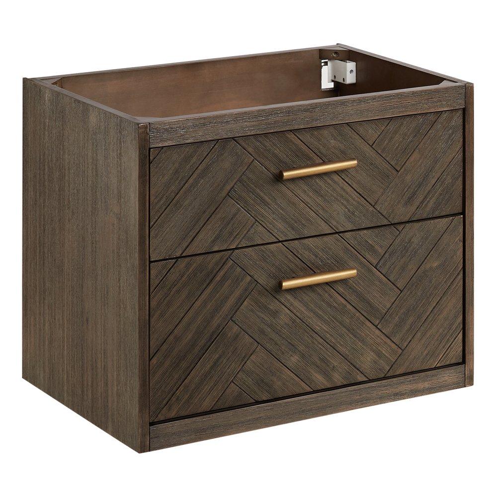 Signature Hardware Grey Wash 24 in. Wall Mount Vanity 