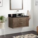 Signature Hardware Grey Wash 36 in. Wall Mount Vanity 