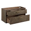 Signature Hardware Grey Wash 36 in. Wall Mount Vanity 