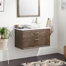 36 in. Wall Mount Vanity in Grey Wash