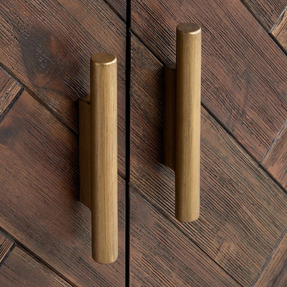 Signature Hardware Russet Brown 60 in. Floor Mount Vanity 