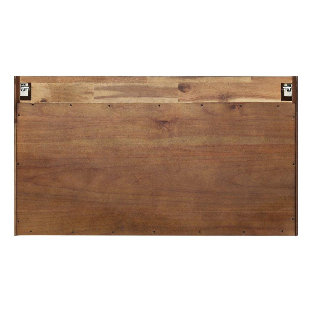 Signature Hardware Russet Brown 36 in. Wall Mount Vanity 