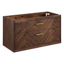 Signature Hardware Russet Brown 36 in. Wall Mount Vanity 