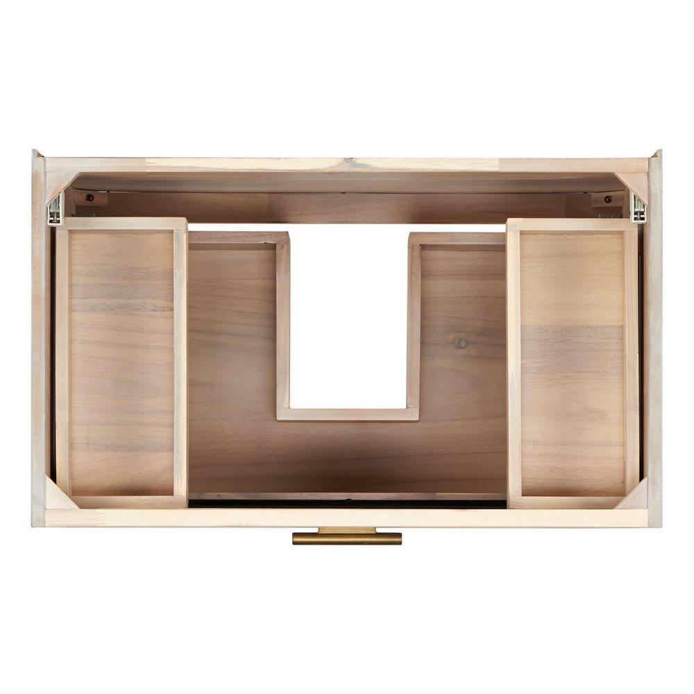 Signature Hardware Whitewash 30 in. Wall Mount Vanity 