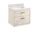 24 in. Wall Mount Vanity in Whitewash