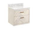 24 in. Wall Mount Vanity in Whitewash