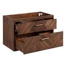 Signature Hardware Russet Brown 30 in. Wall Mount Vanity 