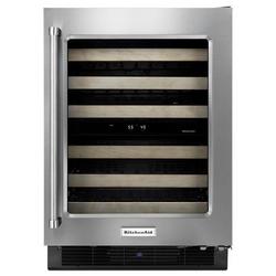 23-7/8 x 34-3/8 in. 46 Bottles Undercounter Wine Cooler in Stainless Steel