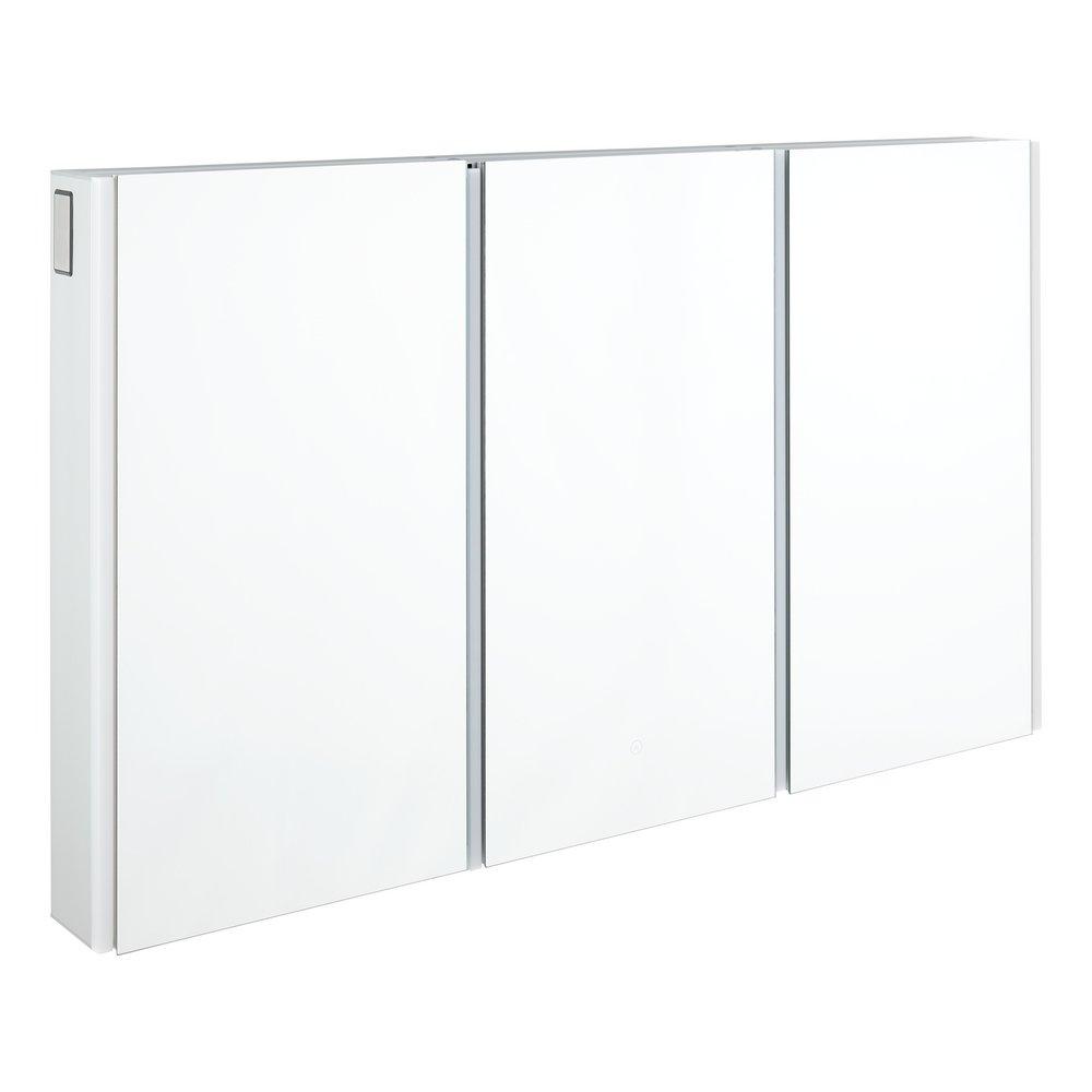 Signature Hardware Aluminum 53-1/4 x 32 in. Surface Mount Medicine Cabinet 