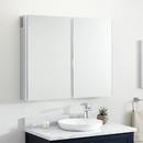 Signature Hardware Aluminum 39-1/2 x 32 in. Surface Mount Medicine Cabinet 