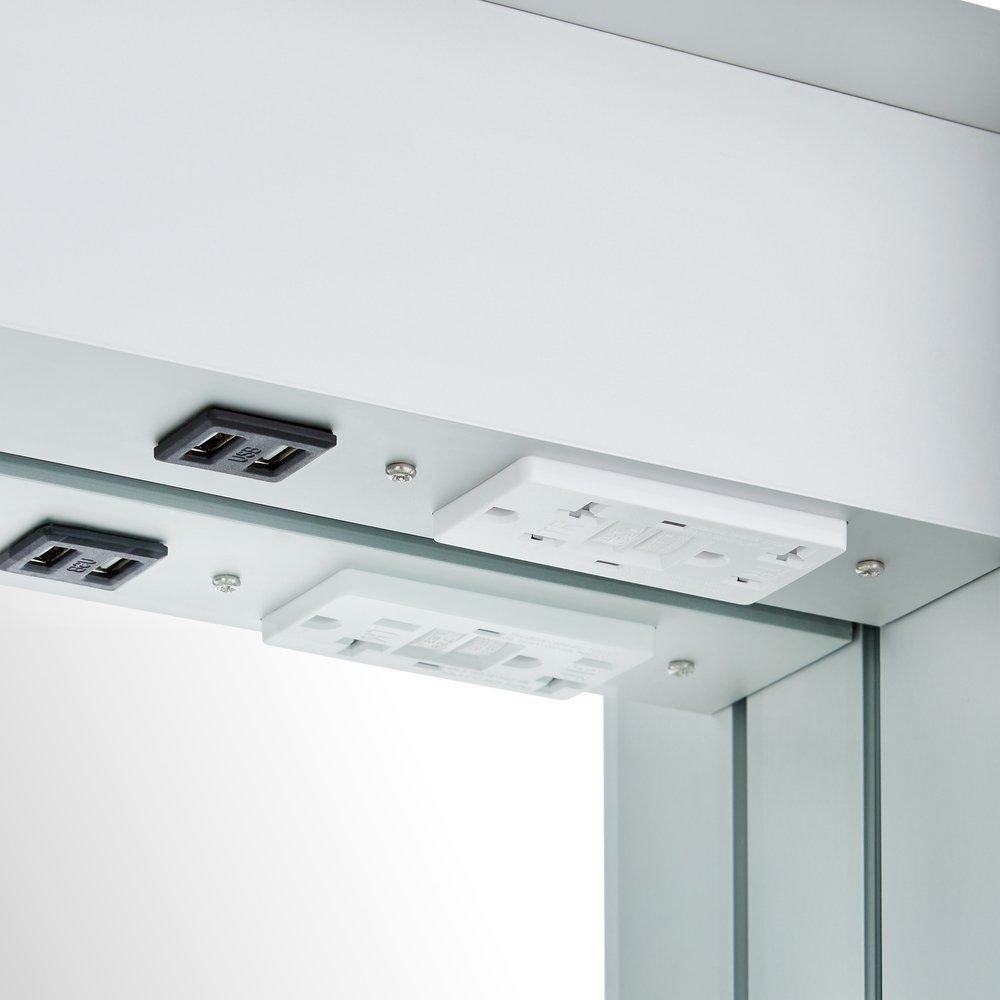 Signature Hardware Aluminum 39-1/2 x 32 in. Surface Mount Medicine Cabinet 