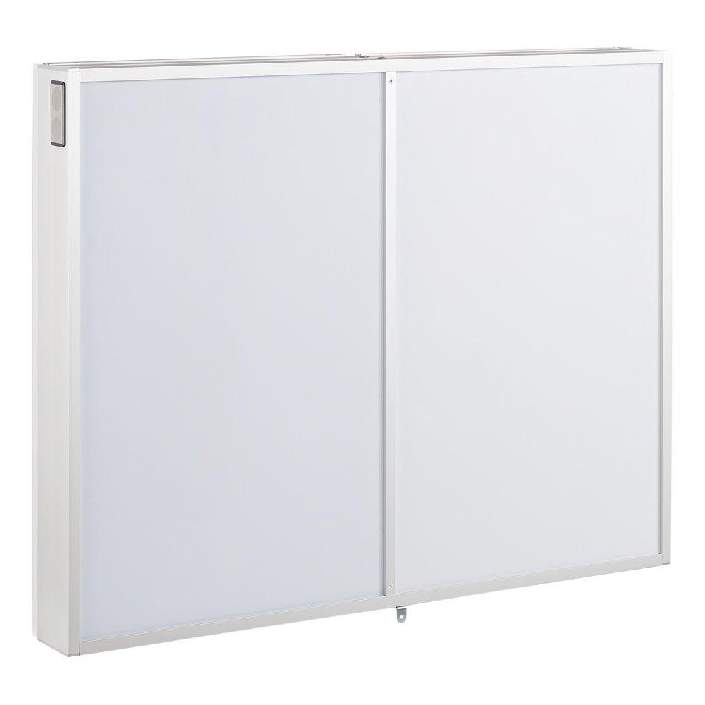 Signature Hardware Aluminum 39-1/2 x 32 in. Surface Mount Medicine Cabinet 