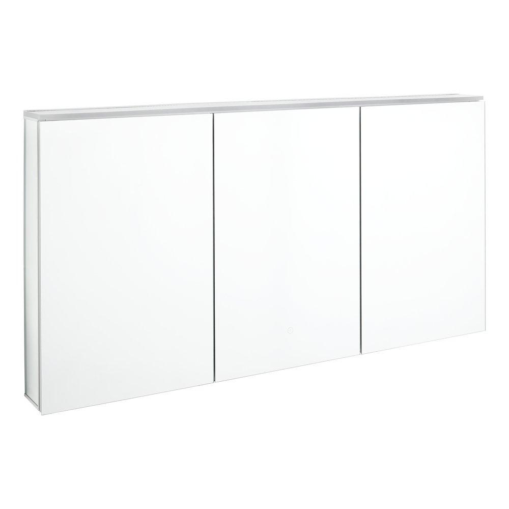 Signature Hardware Aluminum 53 x 27-5/8 in. Surface Mount Medicine Cabinet 