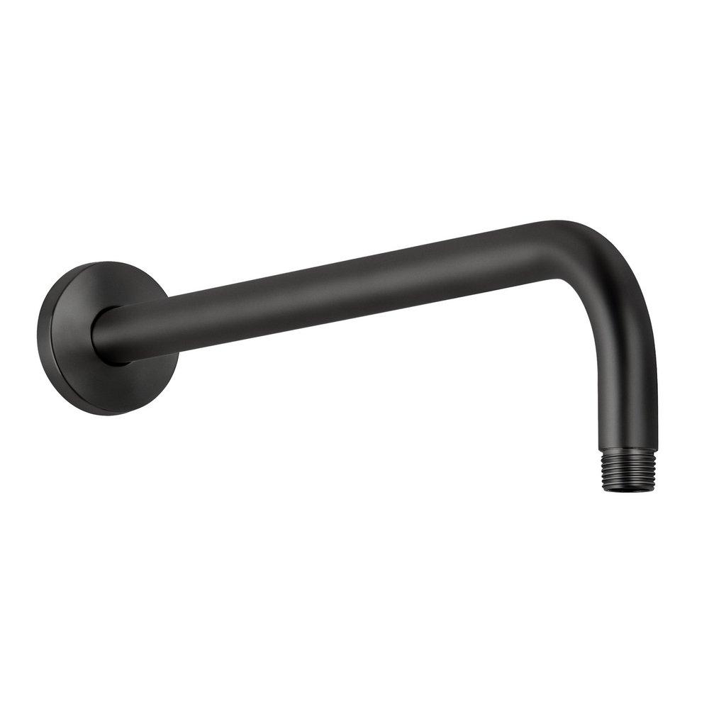 Miseno Flat Black 2-3/8 in. Shower Arm and Flange 