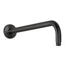 16 in. Shower Arm and Flange in Flat Black