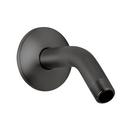 6 in. Shower Arm and Flange in Flat Black