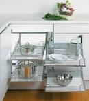 Hafele America Co. Silver 46 in. Corner Support 