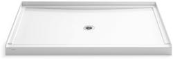 60 in. x 42 in. Shower Base with Center Drain in White