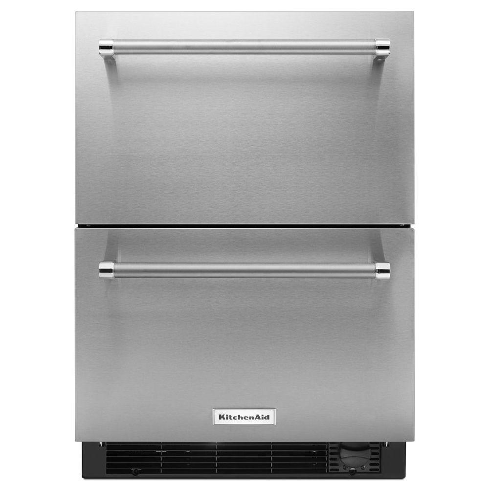 KitchenAid Stainless Steel 4.3 cu. ft. Drawer and Undercounter Refrigerator 