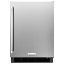 KitchenAid Stainless Steel 23-7/8 in. 5 cf Undercounter Refrigerator 