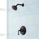 Single Handle Shower Faucet in Matte Black Trim Only