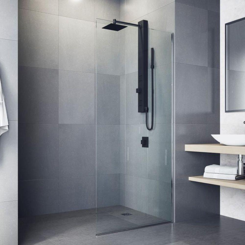 VIGO Matte Black Single Handle Single Function Shower System 