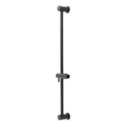 28 in. Shower Rail in Matte Black