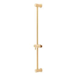 28 in. Shower Rail in Brushed Gold