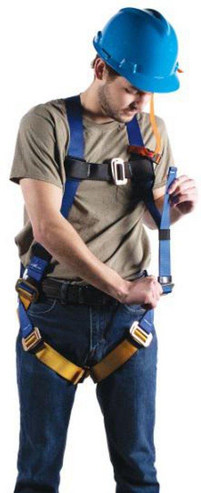 Werner Blue Polyester Slotted Pass Through Standard Harness 