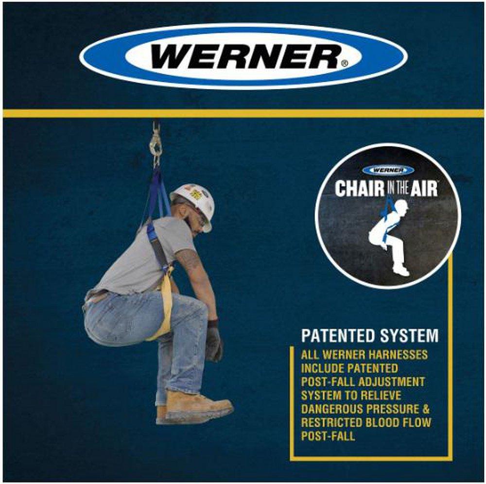 Werner Ladder Blue Polyester Construction Harness 