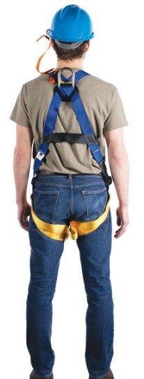 Werner Blue Polyester Construction Harness 