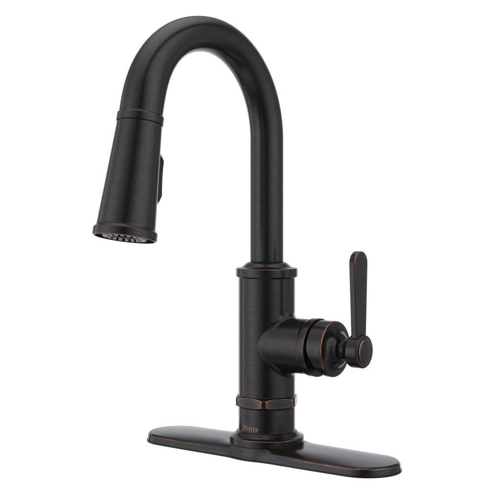 Pfister Tuscan Bronze Single Handle Lever Bar Faucet 