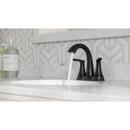 Pfister Matte Black Two Handle Centerset Bathroom Sink Faucet Lever Handle 