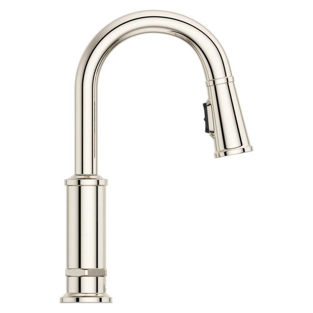 Pfister Polished Nickel Single Handle Lever Bar Faucet 