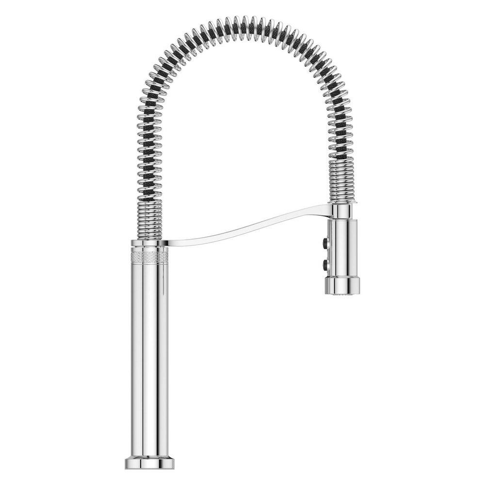 Pfister Polished Chrome Single Handle Pull Down Monoblock Kitchen Faucet 