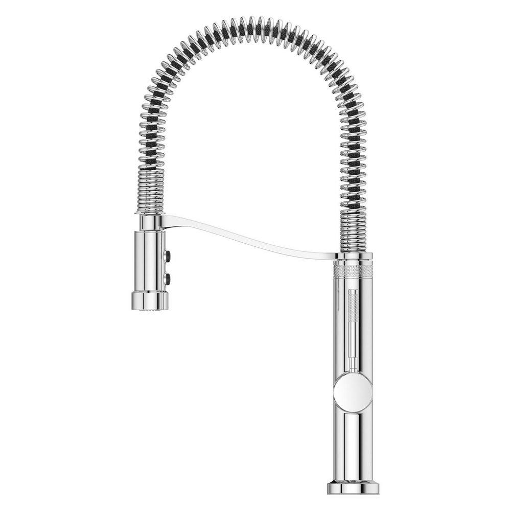 Pfister Polished Chrome Single Handle Pull Down Monoblock Kitchen Faucet 