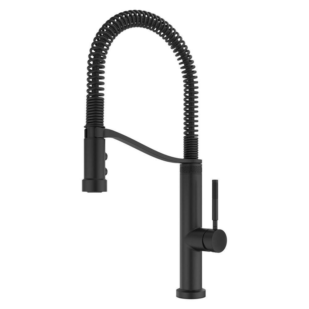 Pfister Matte Black Single Handle Pull Down Monoblock Kitchen Faucet 