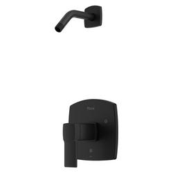 Single Handle Shower Faucet in Matte Black (Trim Only)