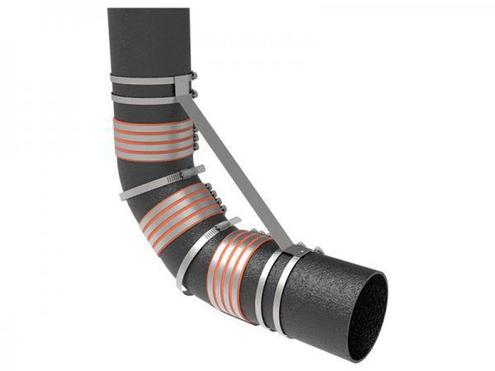 *CVR* 6 DBL NOHUB 1/8 BEND REST 